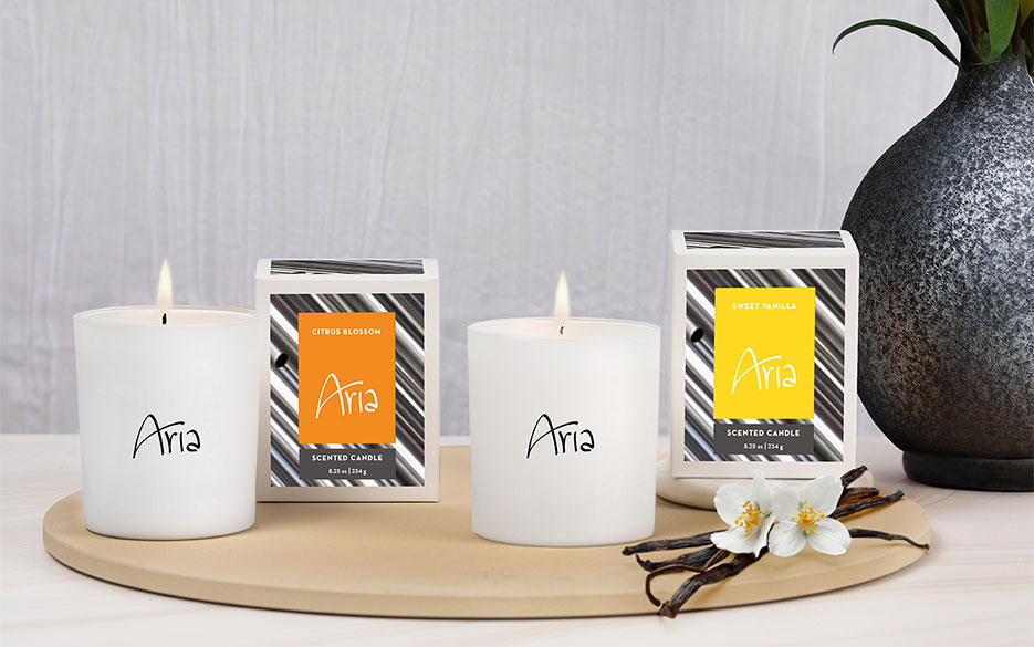 Exclusive Scented Candles  ARIA Resort & Casino Collection