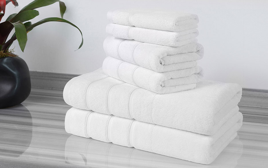 Striped Trim Towels